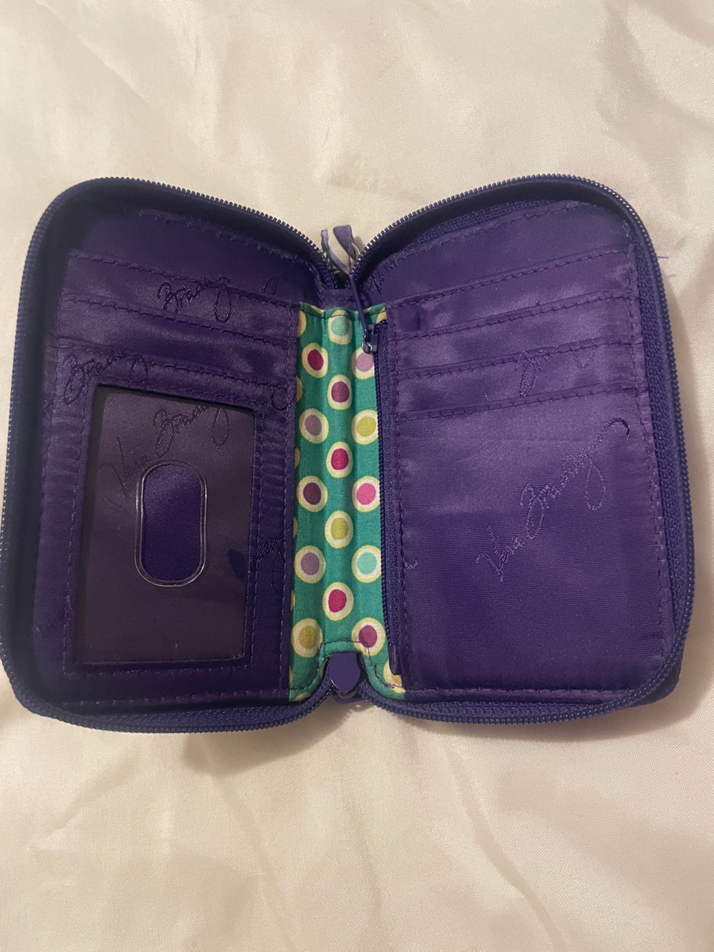 EUC Vera Bradley Boho Chic Floral Paisley Quilted Wristlet Wallet Organizer - Picture 3 of 5
